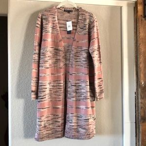 Adrienne Vittadini Open Front Cardigan
